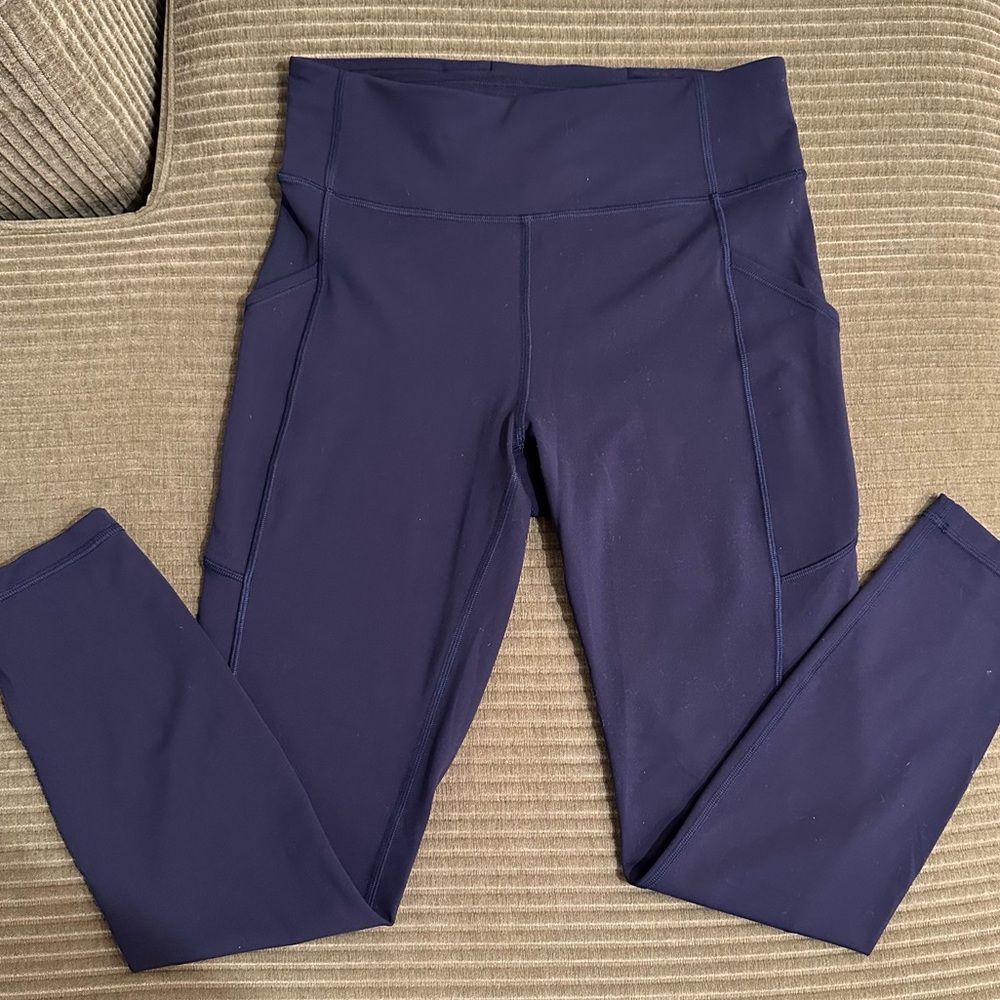 Lululemon Athletica Navy Blue Leggings
